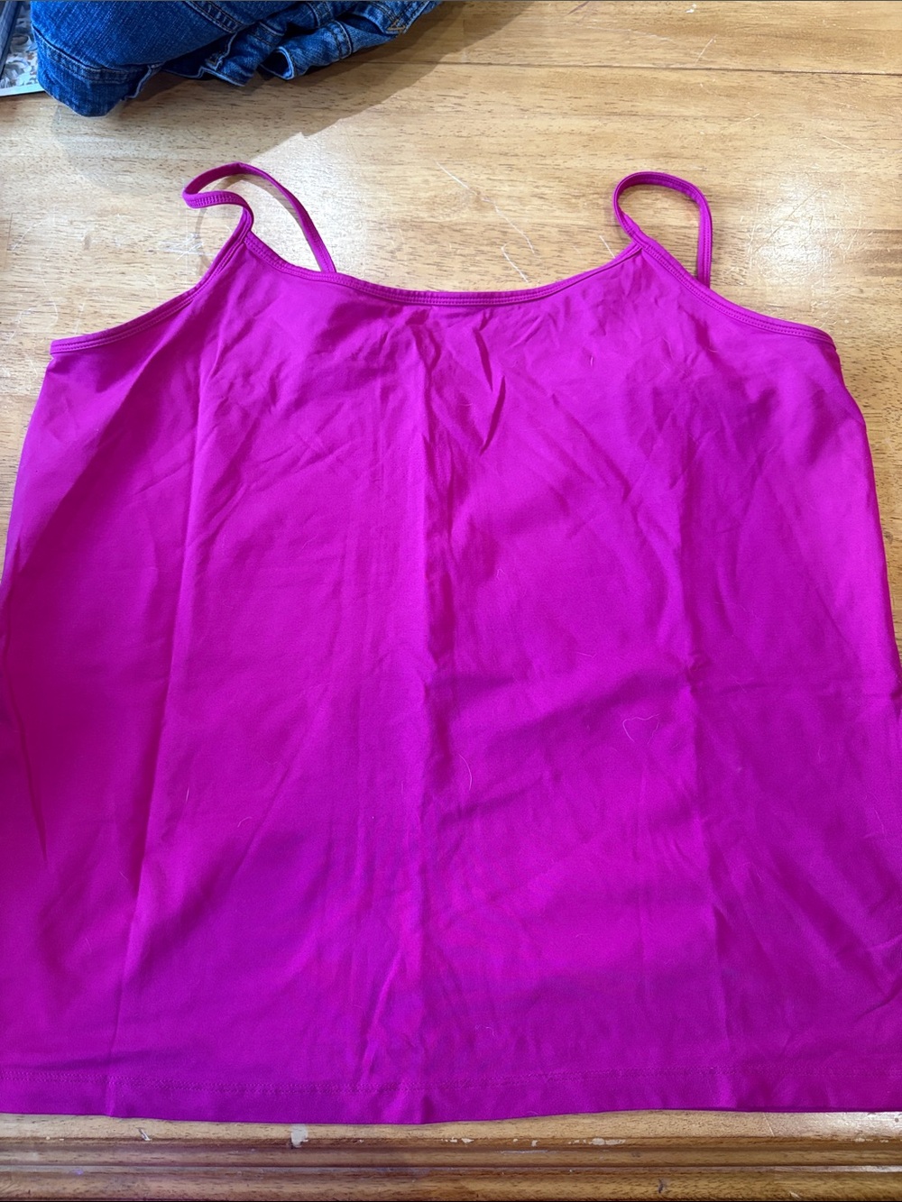 Lane Bryant Bright Magenta Spaghetti Strap Camisole